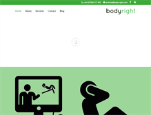 Tablet Screenshot of body-right.com